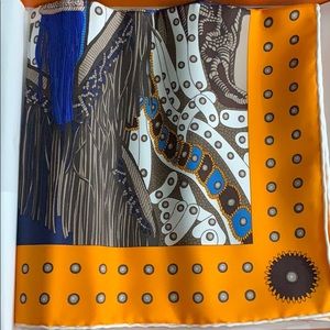 New in box Hermès silk scarf